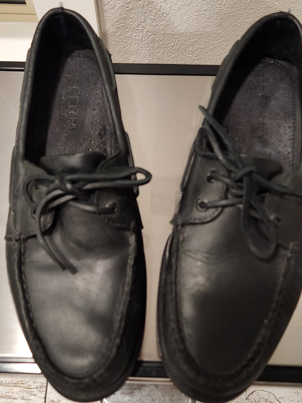 Sperry Men’s Boat Shoes – Black – Size 11